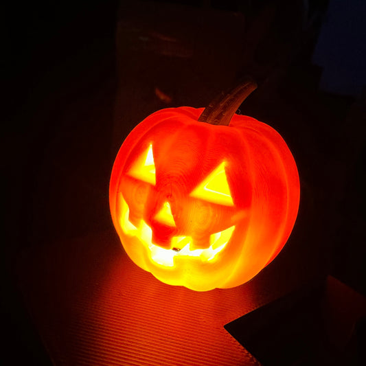 Miniature Light Up Jack O Lantern