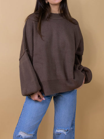 Martha Sweater in Brown