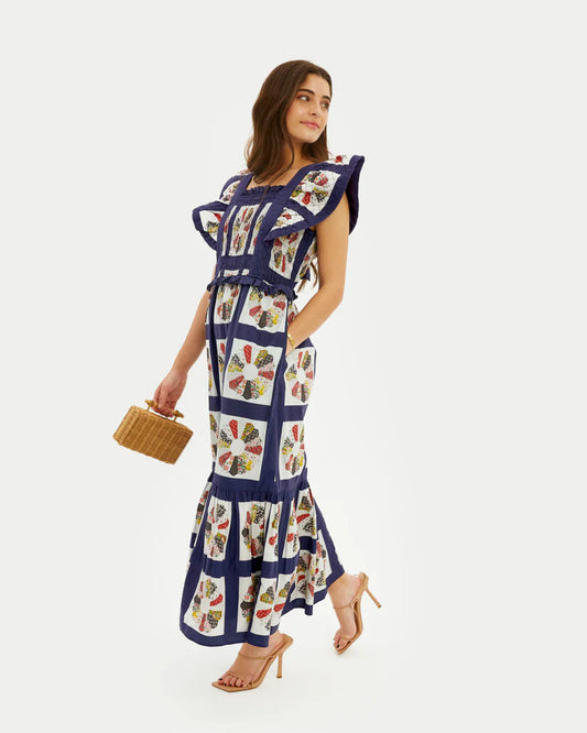 Printed Cotton Maxi Dress