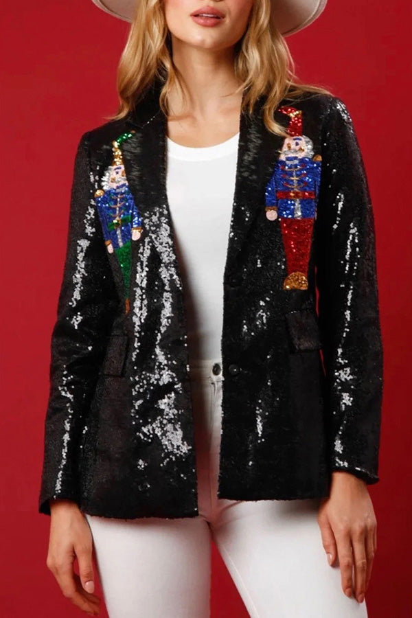 Nutcracker Sequin Blazer