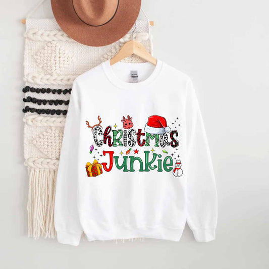 Unisex T-shirt, CHRISTMAS JUNKIE, Christmas T-shirt, Christmas Hoodie, Gift For Christmas