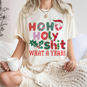 Unisex T-shirt, WHAT A YEAR, Christmas T-shirt, Christmas Hoodie, Gift For Christmas