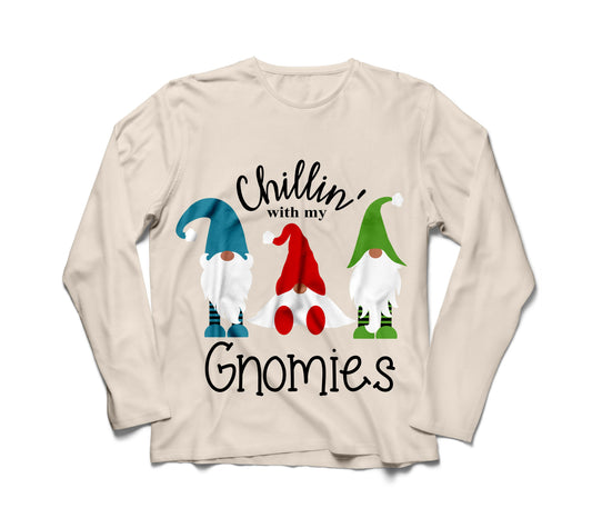 Unisex T-shirt, CHILLIN WITH MY GNOMIES, Christmas T-shirt, Christmas Hoodie, Gift For Christmas