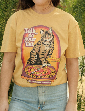 Talk To Your Cat Basic Tee