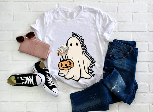 Unisex T-shirt, Halloween, BOOOOKS T-Shirt