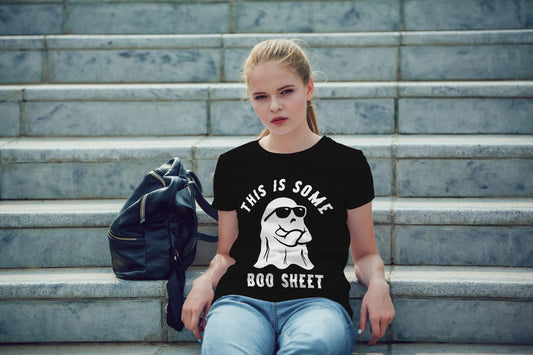 Unisex T-shirt, Halloween, BOO SHEET T-Shirt