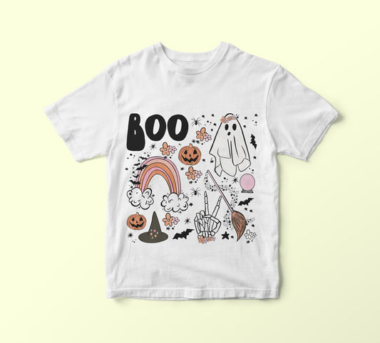 Unisex T-shirt, Halloween, CLASSIC BOO T-Shirt, Halloween Hoodie