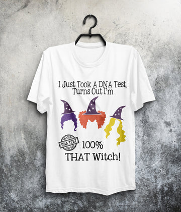 Woman T-shirt, Halloween, I'M 100% THAT WITCH T-Shirt, Halloween Hoodie