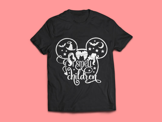 Woman T-shirt, Halloween, I SMELL CHILDREN T-Shirt