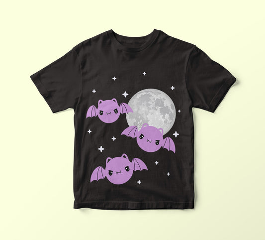 Woman T-shirt, Halloween, MOON BAT T-Shirt