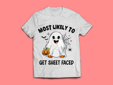 Woman T-shirt, Halloween, PERSONALIZED MOST LIKELY TO BOO T-Shirt