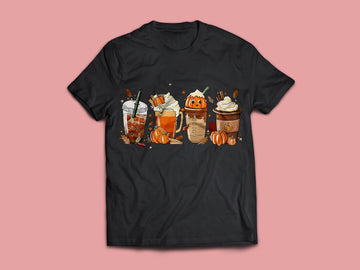 Woman T-shirt, Halloween, PUMPKIN CUPS T-Shirt