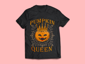 Woman T-shirt, Halloween, PUMPKIN QUEEN T-Shirt