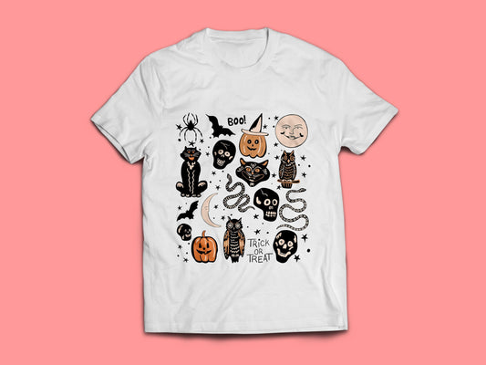 Woman T-shirt, Halloween, TRICK OR TREAT T-Shirt