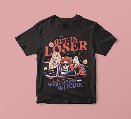 Woman T-shirt, Halloween, WERE GOING WITCHIN T-Shirt