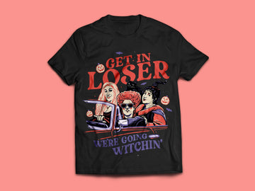 Woman T-shirt, Halloween, WERE GOING WITCHIN T-Shirt