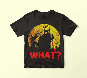 Woman T-shirt, Halloween, WHAT T-Shirt