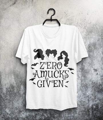 Woman T-shirt, Halloween, ZERO AMUCK GIVEN T-Shirt, Halloween Hoodie