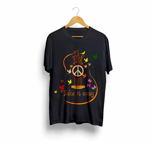 Unisex T-shirt, PEACE AND LOVE, TAKE IT EASY T-shirt, Peace No War Shirt, No War Apparel