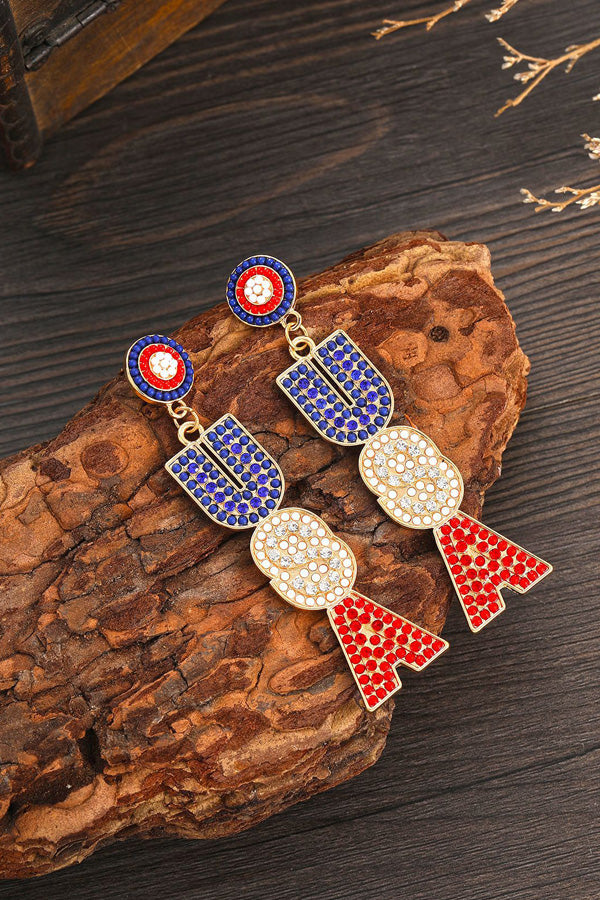 4th of July USA Earrings