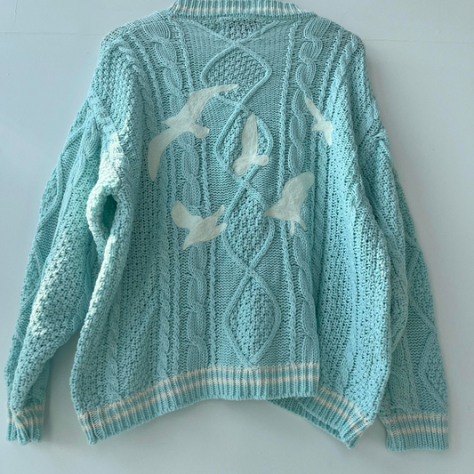 1989 Cardigan Custom Version, Sky Blue Cardigan Sweater