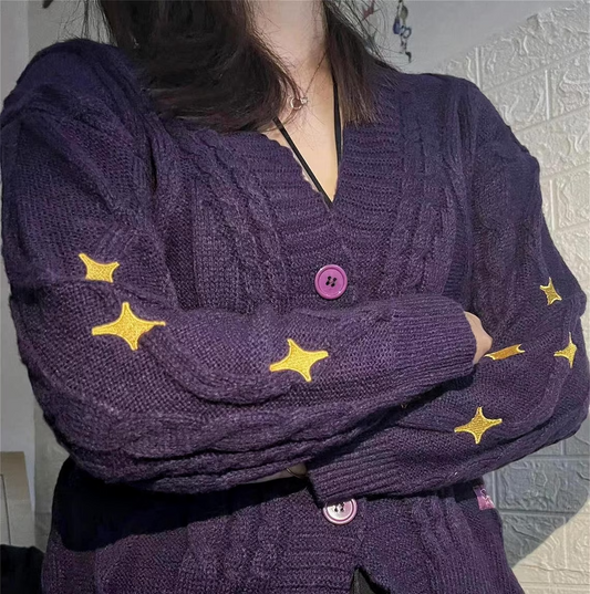 Speak Now Cardigan Custom Version, Purple Cardigan Sweater