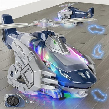 🎁2024-New Year Hot Sale🎁 LED Transforming Dinosaur Helicopter Toy