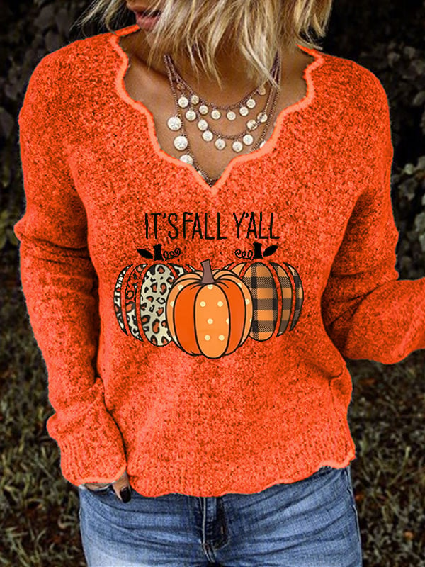 Halloween Pumpkin Print T-Shirt