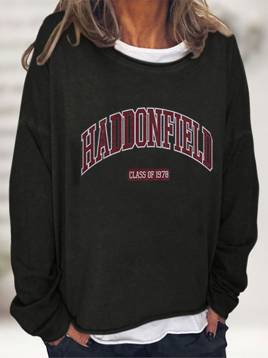 Women's Haddonfield High Class of 1978 Print Sweatshirt