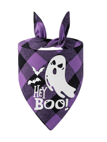 Halloween Pet Double Triangle Scarf