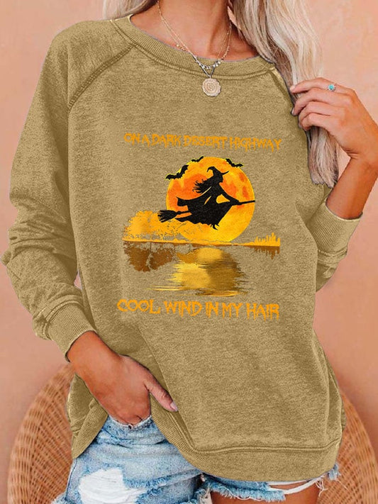 Fashion Print Long Sleeve Sweatshirt