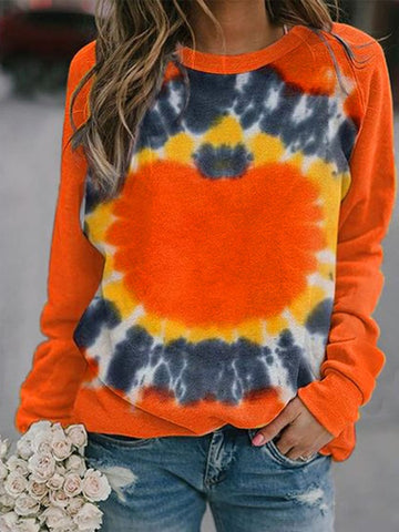 Women's Halloween Tie Dye Sweatshirt