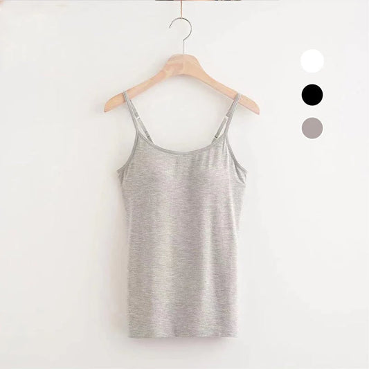 (🎁2024-New Year Hot Sale🎁)Loose-fitting Tank Top With Built-in Bra