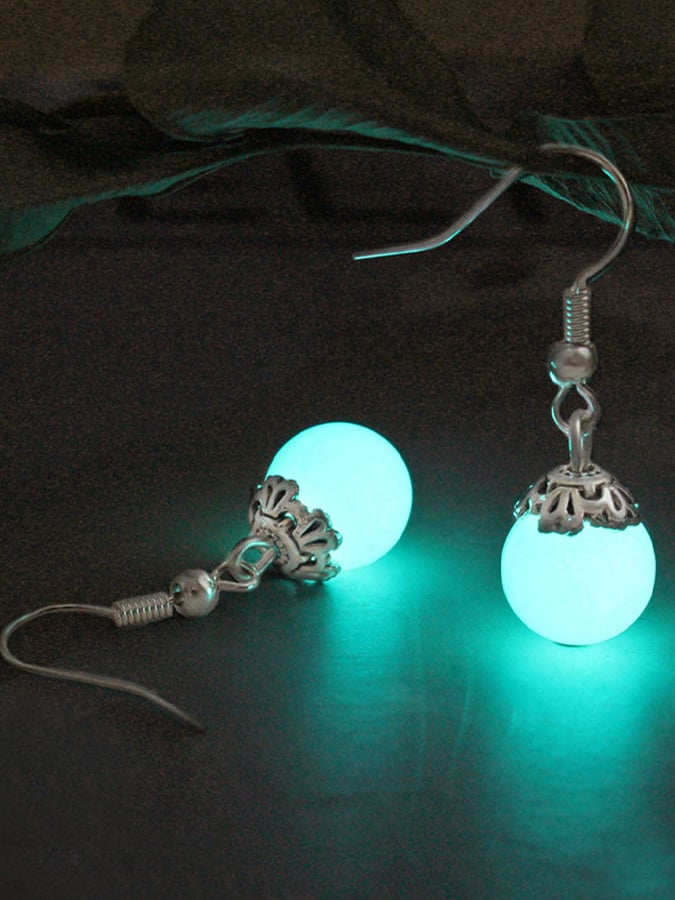 Women's Halloween Luminous Beads Earrings