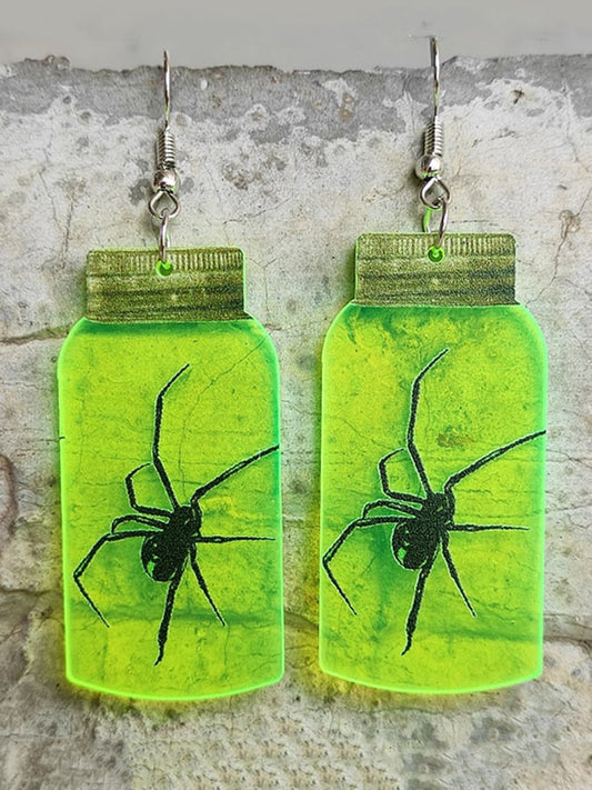 Women's Holy Ghost Fluorescent Acrylic Earrings