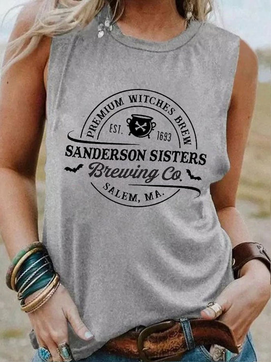 Women's Sanderson Sisters Brewing Co. Halloween Pint Casual Vest