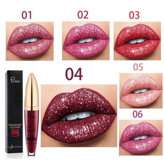 Diamond Shiny Long Lasting Lipstick 18 Colors