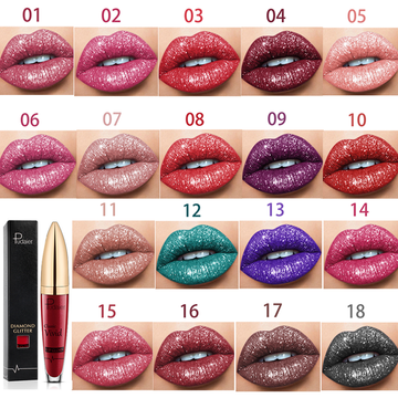 Diamond Shiny Long Lasting Lipstick 18 Colors