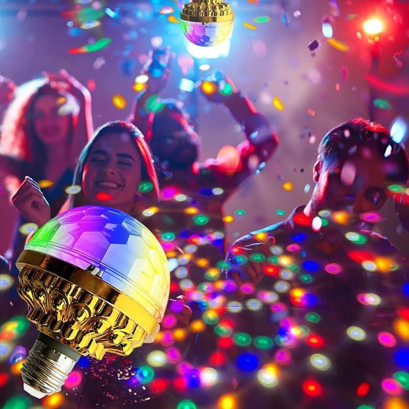 🌲 Früher Weihnachtsverkauf🎁Buntes rotierendes Disco-Ball-Licht