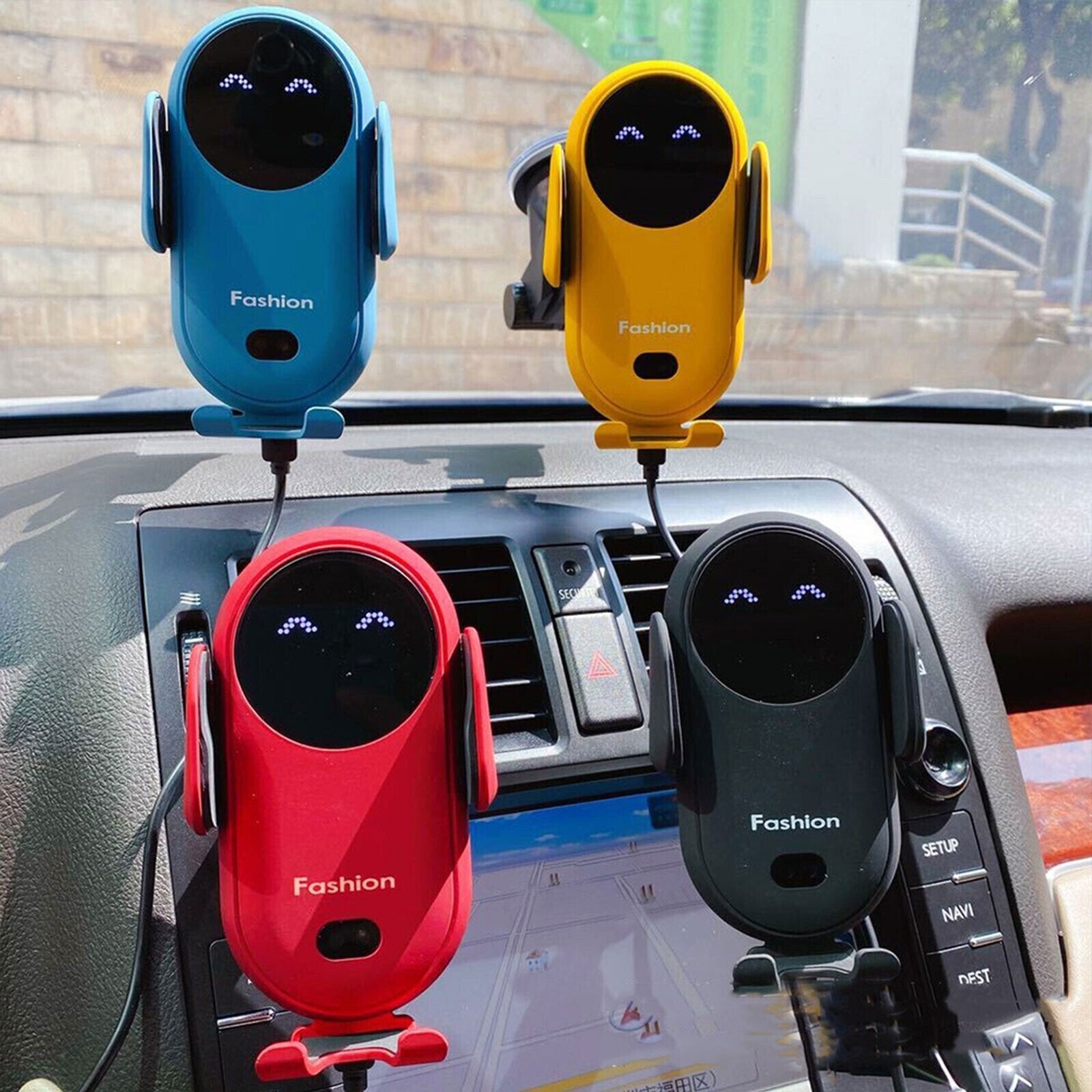 🎇 Intelligent Wireless Car Charger Phone Holder