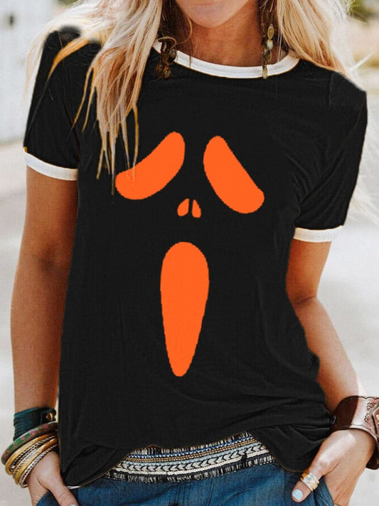 Women's Ghost Face Casual Tee