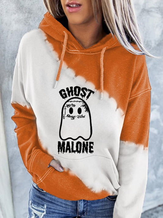 Women's GHOST MALONE Print Pocket Hoodie