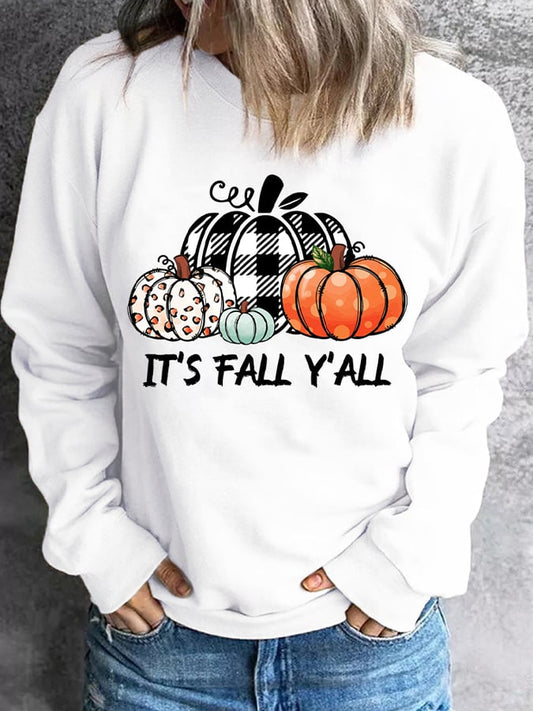 Women's Pumpkin Fall Sweatshirt