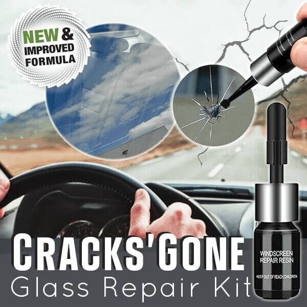 🎁2024-New Year Hot Sale🎁 Cracks'Gone Glass Repair Kit (New Formula)🔥  49%