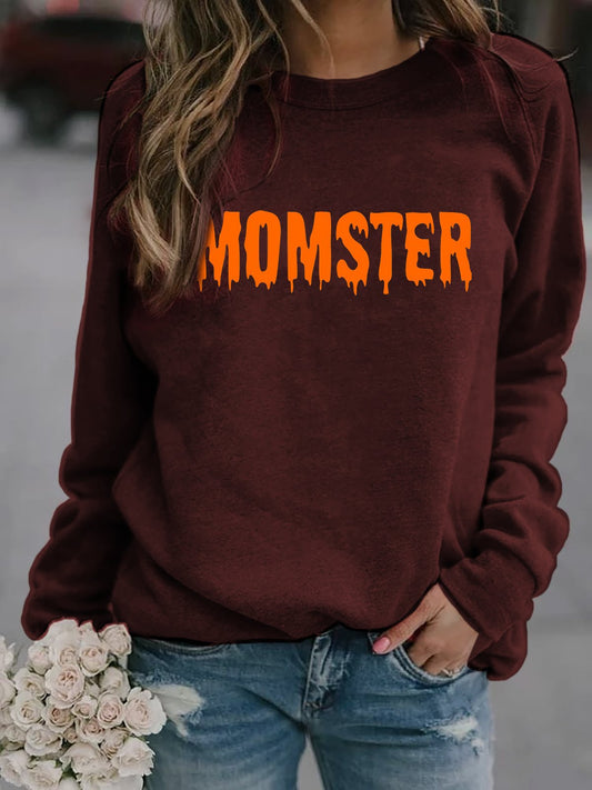 Women's Momster Family Halloween Sweatshirt