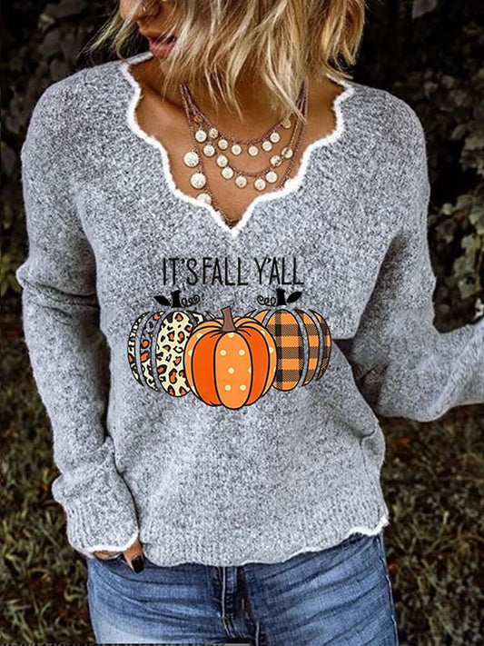 Halloween Pumpkin Print T-Shirt